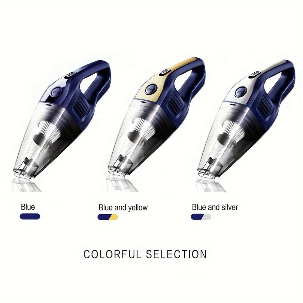 Wireless Car Vacuum Cleaner 5000PA - USB Charging, One-Click Dust Empty, 2000mAh Rechargeable, 40dB Low Noise, Portable Handheld Auto Vacuum for Cars, Home, Office & Pet Hair, 6 Colors