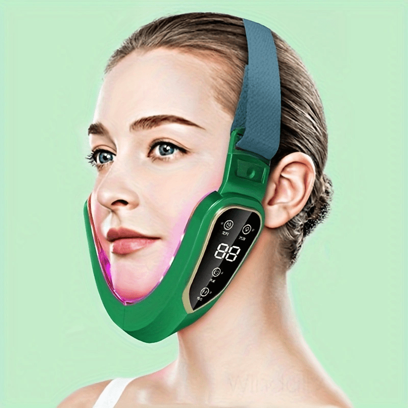V-Face Slimming Massager 6-Speed USB Rechargeable Electric Jawline Chin Sculpting Device - Facial Lifting Contouring Anti-Aging Skin Tightening Beauty Tool for Women - Portable Skincare Gift