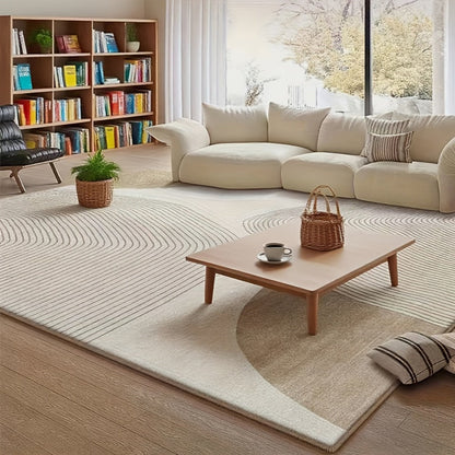 Floral Velvet-Style Area Rug in Five Sizes from 39 by 63 Inches to 79 by 118 Inches for Home and Everyday Use