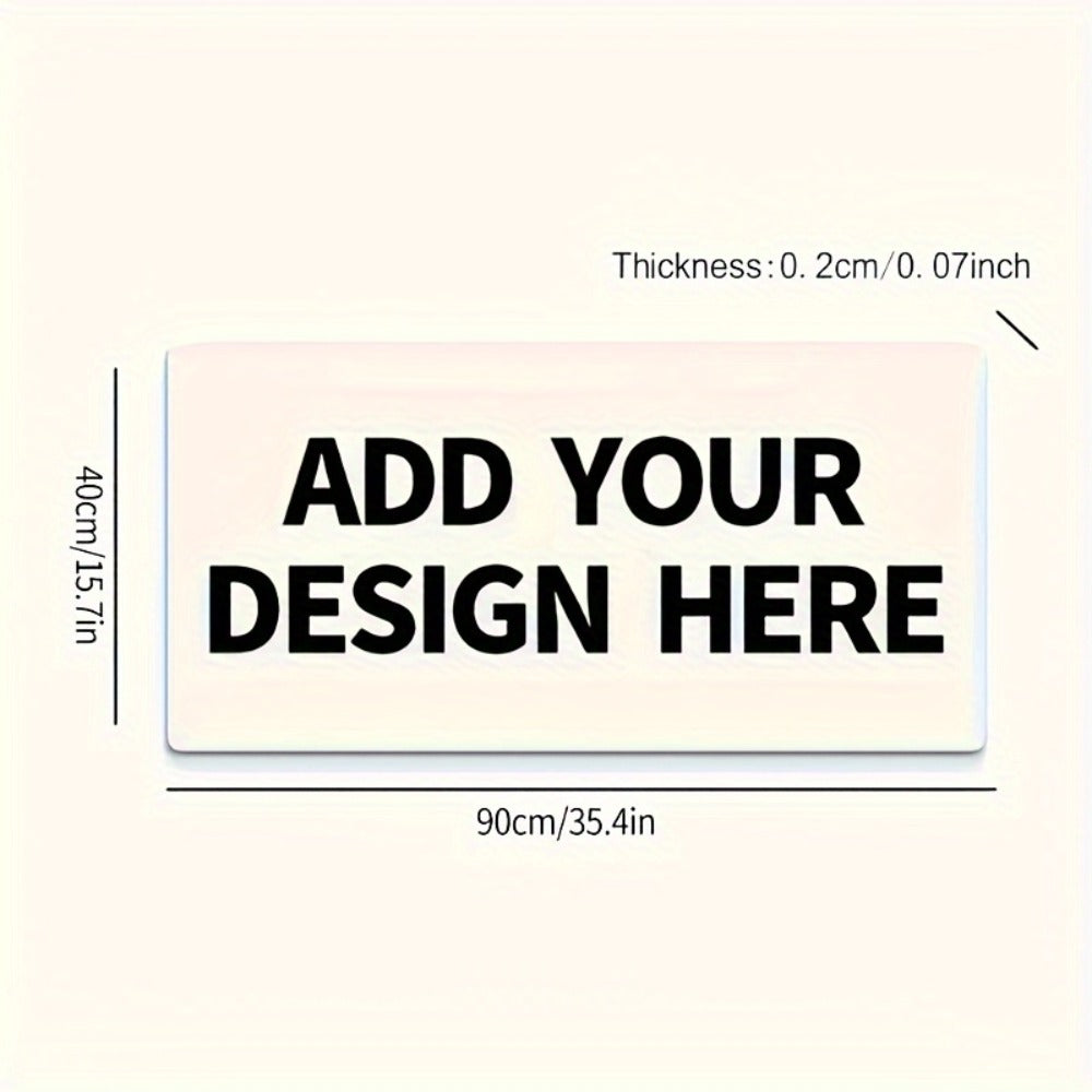 Custom Photo Mouse Pad Large Personalized Desk Mat Print Your Own Image or Text Base Extended for an Everyday Personal Care Routine