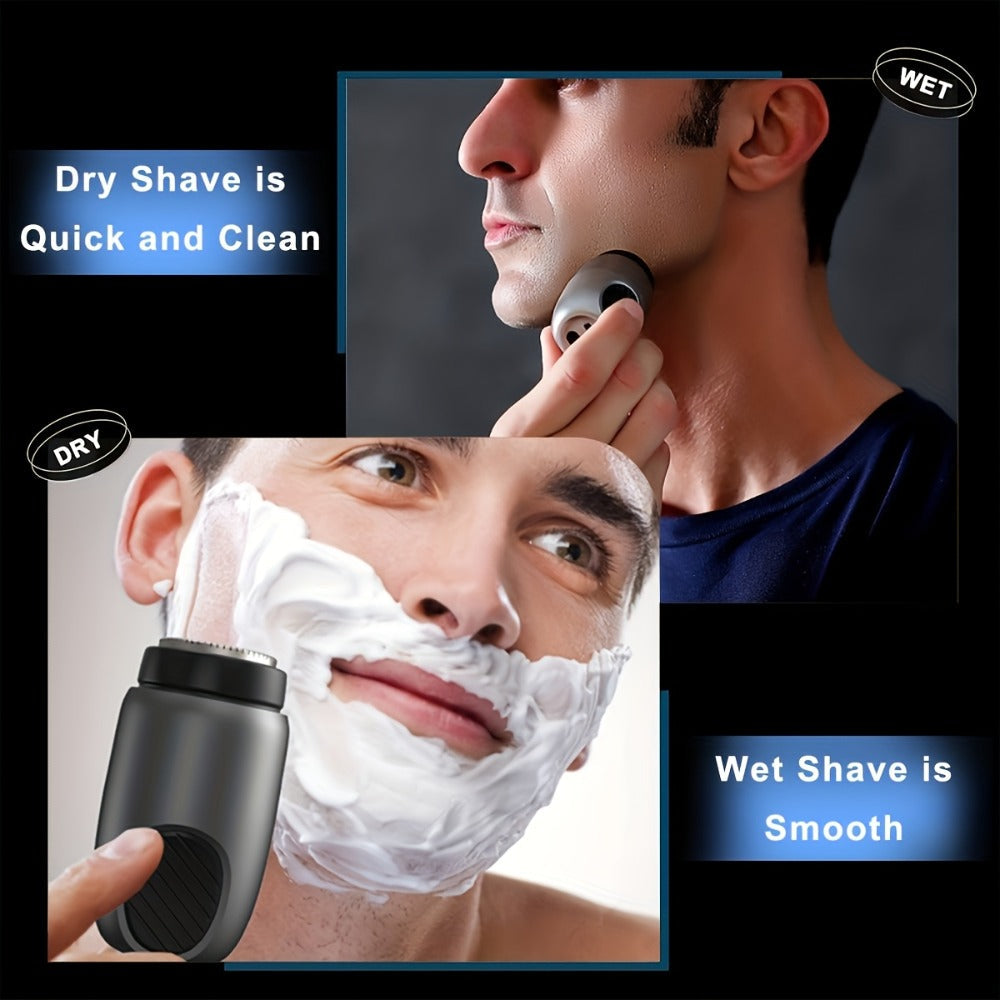 Electric Shaver Mini 1200mAh USB Rechargeable Pocket Razor in Five Colors for Daily Grooming