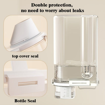 Four-Piece Transparent Grain Storage Container Set with Flip-Top Lids and Pouring Ports for Dry Goods