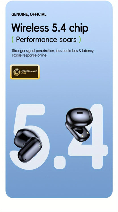 Acer OHR501 Dolby Surround Sound Wireless Earbuds Bluetooth 5.4 Semi-In-Ear TWS Intelligent Noise Cancellation Fingerprint Touch Control Ultra-Low Latency Type-C Fast Charging 8 Colors
