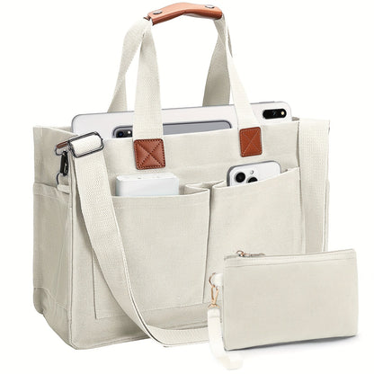 Large Capacity Tote Bag for Women – Lightweight Shoulder Bag with Adjustable Strap & Polyester Lining, Daily Use