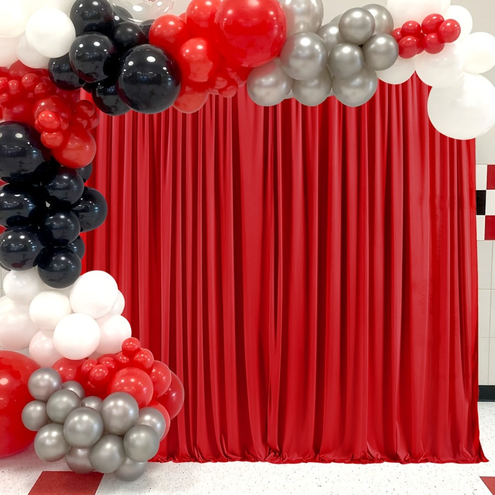Two-Piece Photography Backdrop Curtain Set with 150 cm Width and 215 cm or 300 cm Height Options