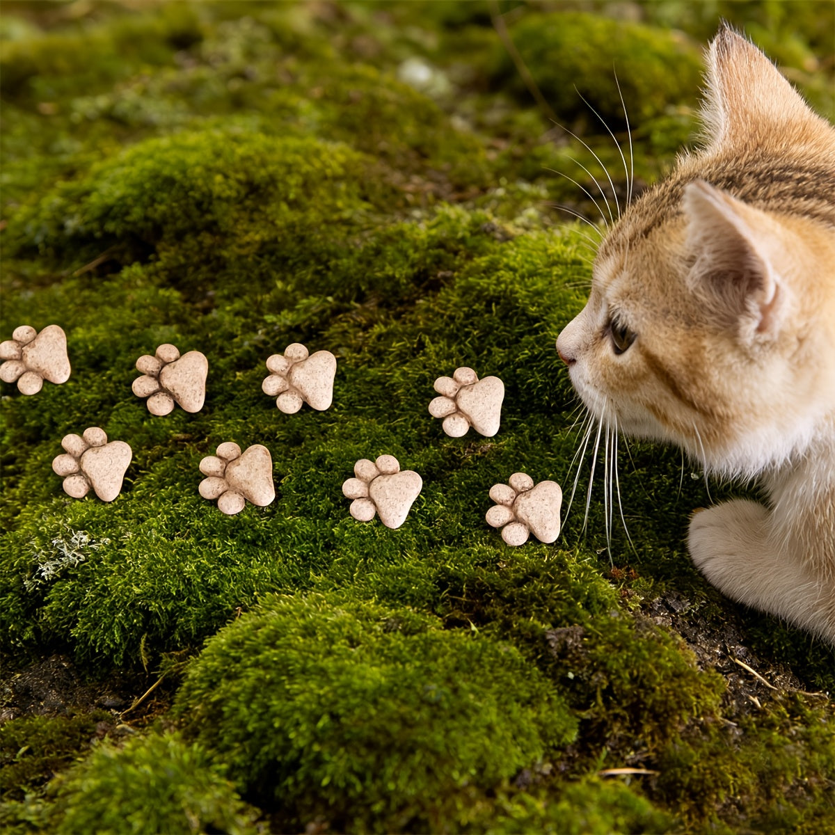 Stepping Stones | Cat Paw Resin Garden Lawn Pathway Bonsai Cat Lover