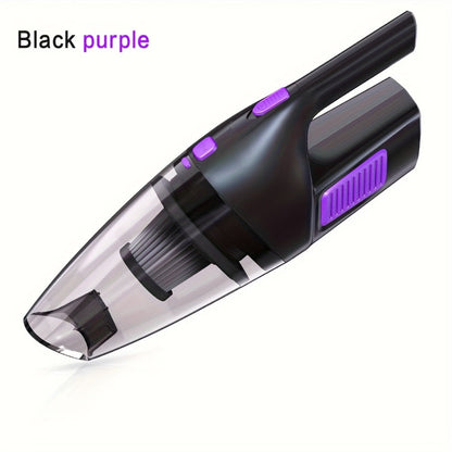 Cordless Handheld Vacuum Cleaner with Three Color Checkouts, Crevice Nozzle and Compact Dust Cup