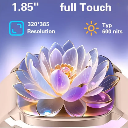 Smartwatch – Smart Bracelet 1.83" Full Touch – Wireless Calling, Message Notifications, Fitness & Multi-Sport Tracker, Heart Rate…