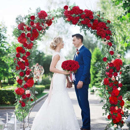 Artificial Flowers Long-Stem Velvet Rose Set in 50 or 100-Piece Variant Options across Five Colors
