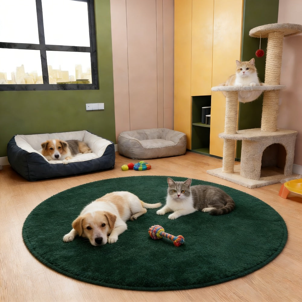 Area Rug Faux-Fur Tufted Collection at 650 g/m² with 22 Colors and Ten Retained Size Listings