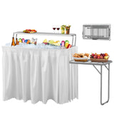 Double-layer Ice Table + Expandable Mesh Rack (with free tablecloth)