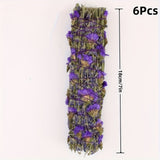 Lavender Flowers 7"-6Pcs