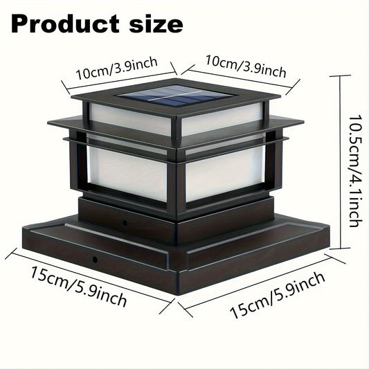 Solar Column Cover Light 6 Pack – LED Fence Post Cap Lights