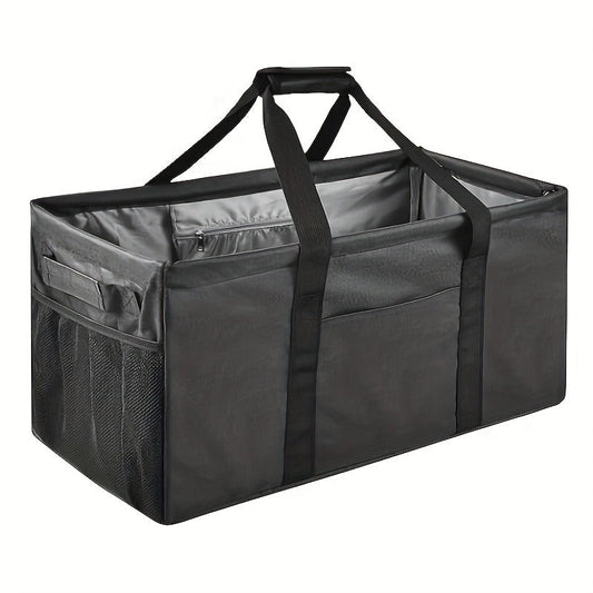Canvas Tote Bag Oversized for Women with Multiple Pockets Foldable Reusable Grocery Shopping Bag Large Capacity for Beach Picnic Pool Storage Travel