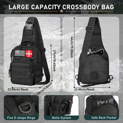 272-Piece Outdoor Tool and First Aid Supply Kits with Crossbody or MOLLE Bags in Four Configurations