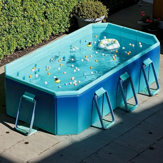 Above Ground Pool | Quick Open PVC No Inflation Adult Backyard Party