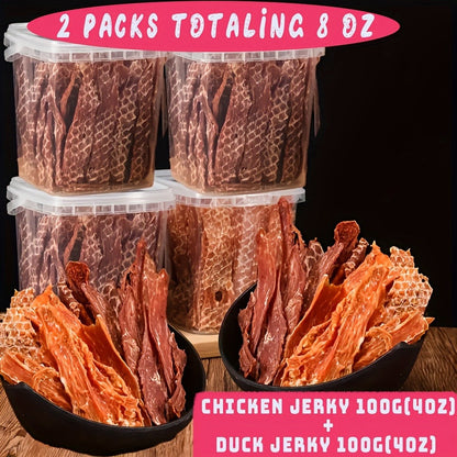 Dog Treats Chicken, Duck and Egg Yolk Assortment with Multi-Bag, 350g and 25 x 4g Options for Dog Reward Use