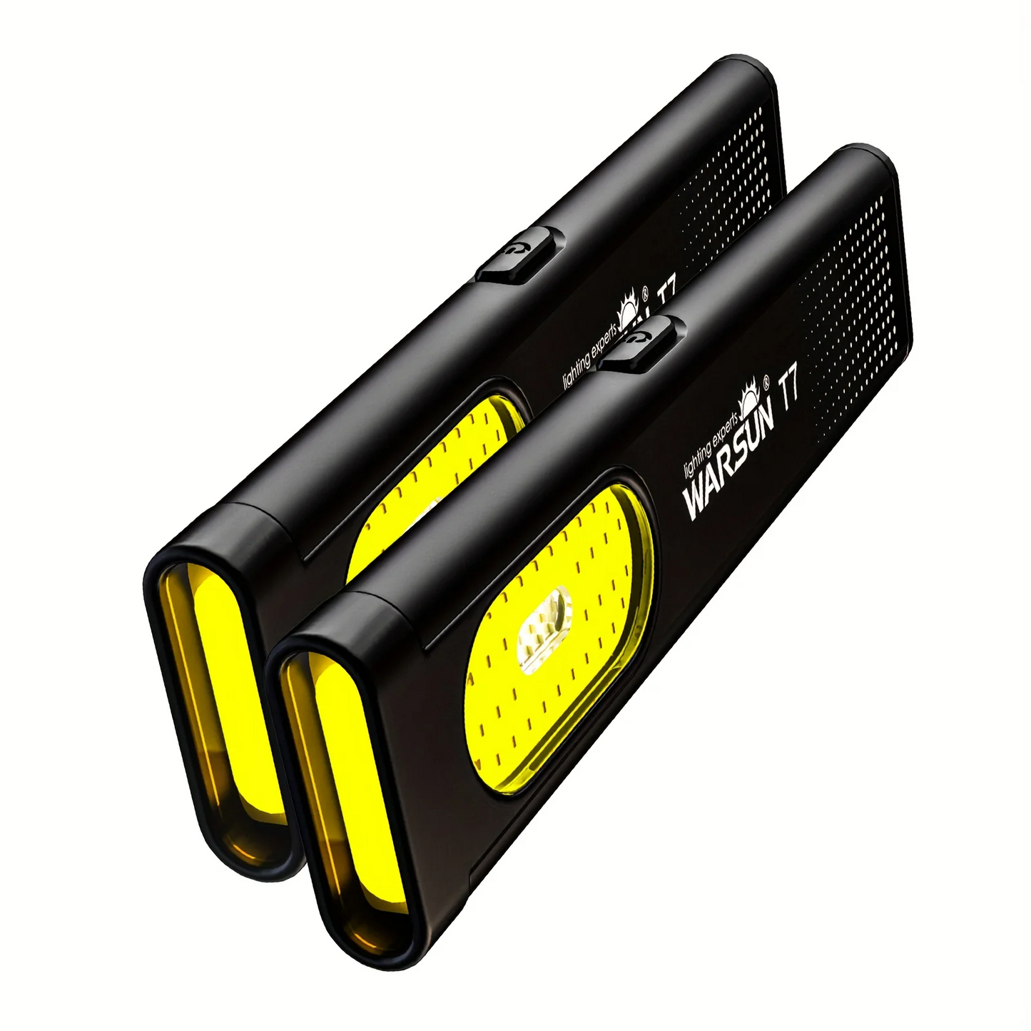 Flashlight Ultra-Thin Pocket 2-Pack Set with Six Lighting Modes, Main Beam and COB Side Panel