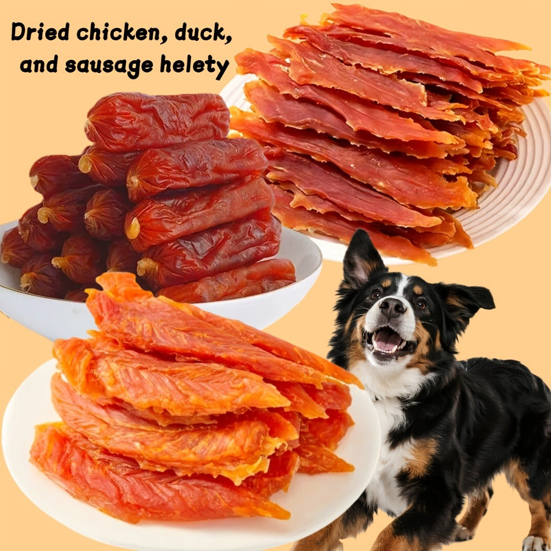 Dog Treats Duck, Chicken, Milk Stick and Sweet Potato Assortment with Combination and Gift Box Options