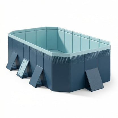 Inflatable Swimming Pool for Adults & Family – 102" Large Backyard Above Ground Pool