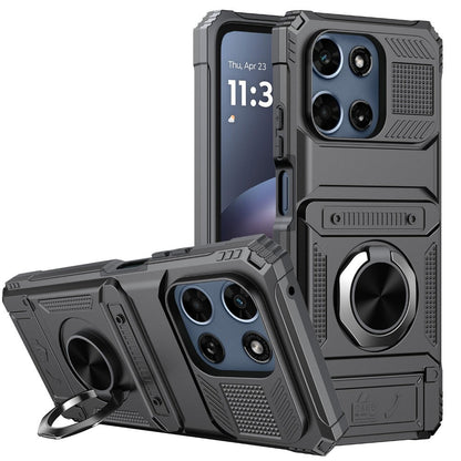 Magnetic Metal Kickstand Moto G 5G 2025 2026 Case Shockproof Drop Protection Slim Protective Phone Cover for Motorola Moto G 5G 2025 Moto G 5G 2026 Moto G Play 2026 6.7 Inch – Hands-Free Stand