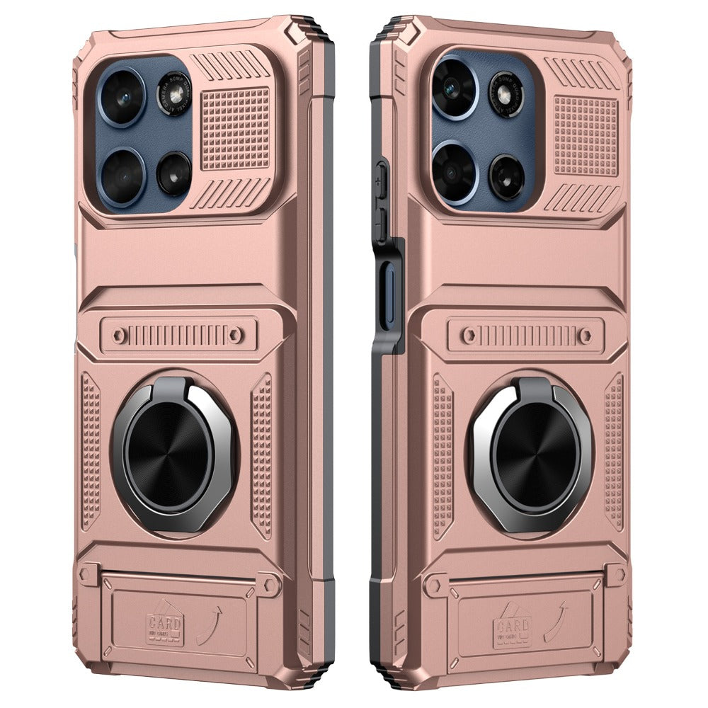 Magnetic Metal Kickstand Moto G 5G 2025 2026 Case Shockproof Drop Protection Slim Protective Phone Cover for Motorola Moto G 5G 2025 Moto G 5G 2026 Moto G Play 2026 6.7 Inch – Hands-Free Stand