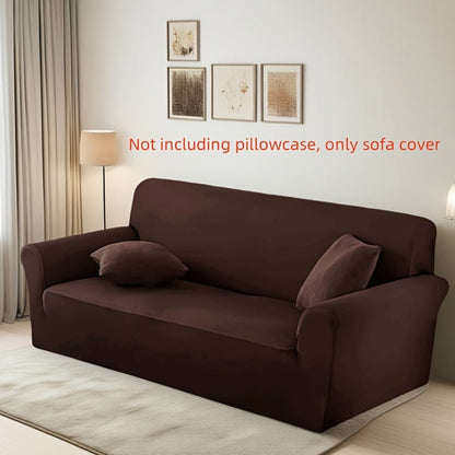 Sofa Cover Elastic Anti-Slip Stretch Slipcover for 1, 2, 3 or 4-Seater Sofas in Seven Solid Colors