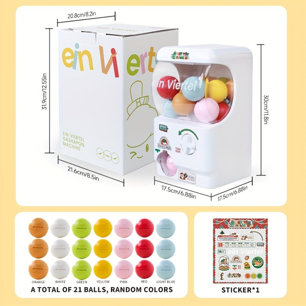Gachapon Machine for Home – Mini Capsule Toy Vending Machine Novelty Gift for Kids Adults Couples Anniversary Birthday Party Christmas
