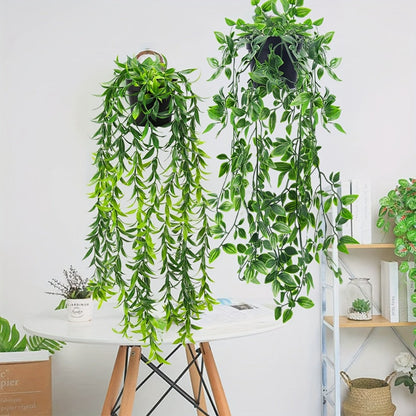 Hanging Artificial Greenery Vines in Eucalyptus, Fern and Mixed Styles with Six- or Eight-Pack Options