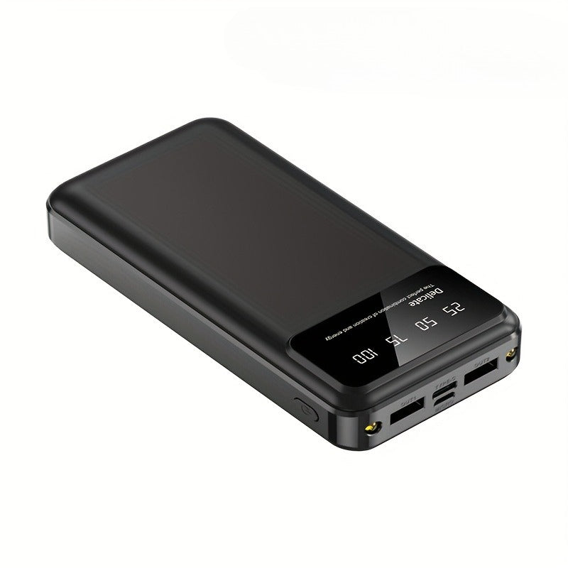 65000mAh Portable Power Bank with LED Display USB Charger for iPhone 17 16 15 14 13 12 11 XS Android Phones Tablets – High Capacity Emergency Backup Battery Pack for Travel Outdoor Camping