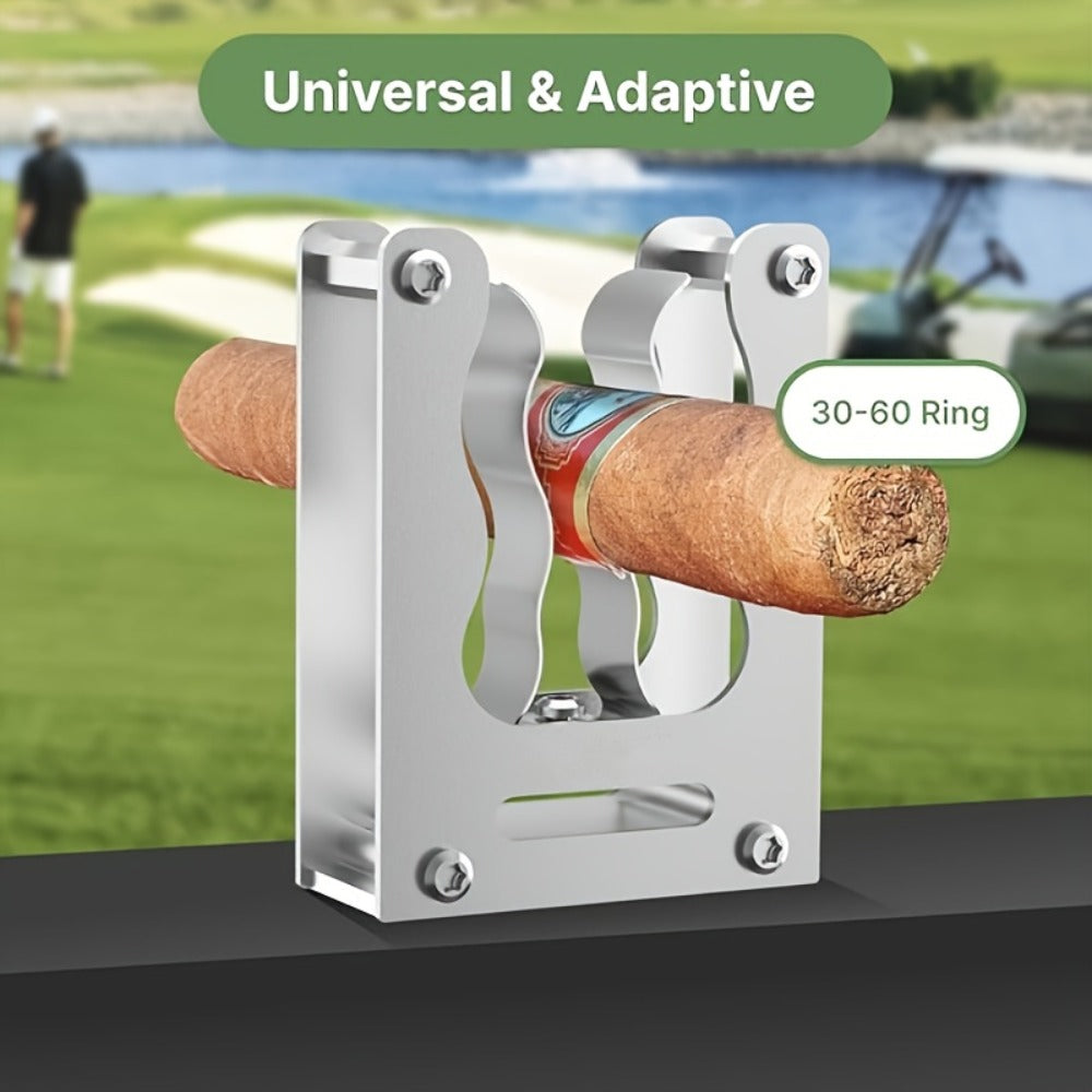 Magnetic Cigar Holder with Folding Frame in Seven Exact Black, Silver, Red and Gray Checkout Options