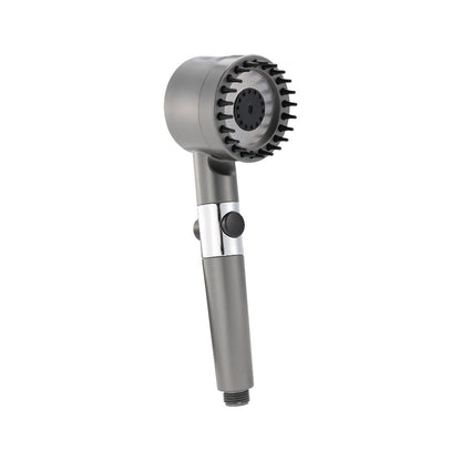 Nine-Piece Handheld Shower Head Set with Three Spray Modes, 59-Inch Hose, Five Cartridges and Wall Bracket