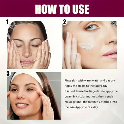 Face Cream 50g Niacinamide Ascorbic Acid and Collagen Formula with Source-Listed 24-Hour Moisture