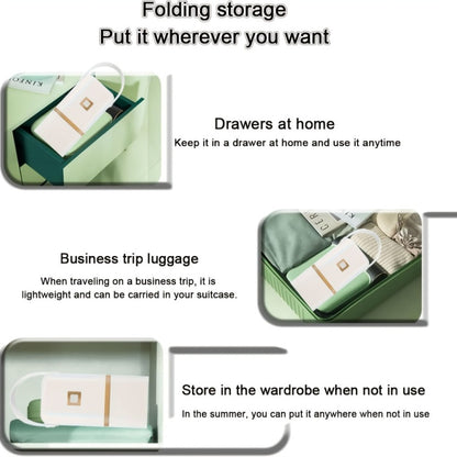 Travel Clothes Dryer with Fold-Out Fabric Bag, One-Piece Checkout Configuration and Hanging Strap