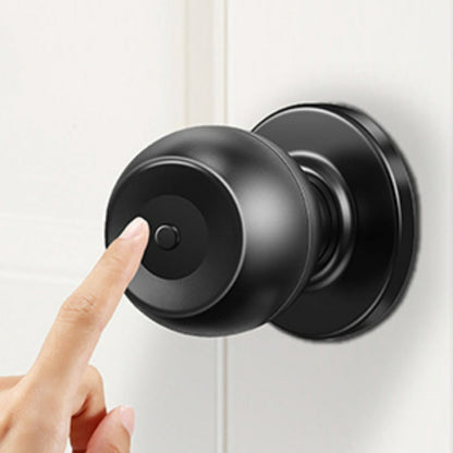 Smart Door Lock Tuya Five-Method Spherical Knob with Fingerprint App IC Card Password and Key