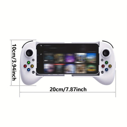 Wireless Mobile Gaming Controller Bluetooth 5.0 Retractable Gamepad – ShanWan Q13 for iPhone Android PC Steam, 25H Battery Type-C Charging, PUBG Fortnite Genshin Cloud Gaming Phone Controller Gift