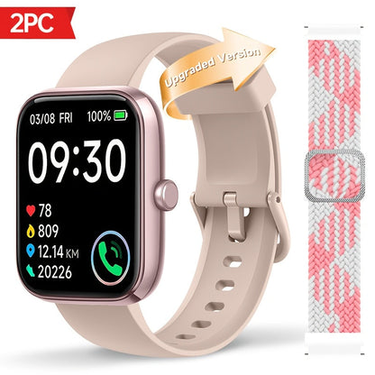 Smartwatch – with Alexa Built-in FAWEIO 1.95" Large Display, Wireless Calling, 100+ Sport Modes, Pedometer Heart Rate Sleep Blood…