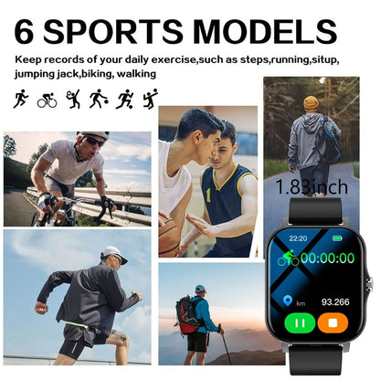 Smartwatch with Navigation & Dual Strap 1.83" TFT Full Touch Screen, Wireless Calling, Remote Camera, Music Player, Message Alerts – For Men & Women iPhone & Android