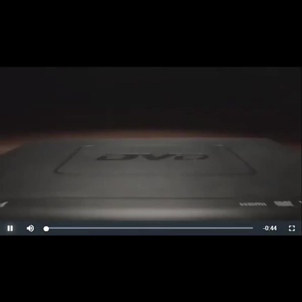 Compact Black DVD Player with RCA Output, USB Port, Remote Control and Approx. 8.78 x 7.09-Inch Body