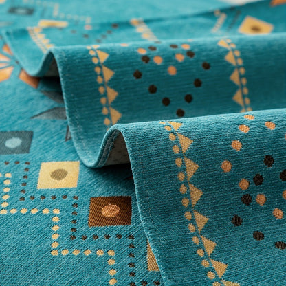 Sofa Cover Bohemian Geometric Panels for 1 to 4 Seats, Armrest or Backrest in Five Color Options