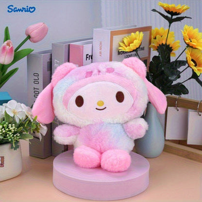 Kuromi Hello Kitty Melody Cinnamoroll Plush Doll – 4 Sanrio Characters Soft Stuffed Animal Kawaii Toy, Cute Anime Gift for Girls Teens Birthday Christmas
