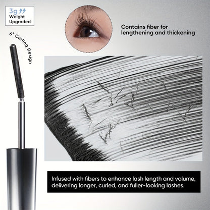 JUDYDOLL Mascara in Black or Brown with Curling or Precision Metal Applicator Designs and Slim Gray Tubes