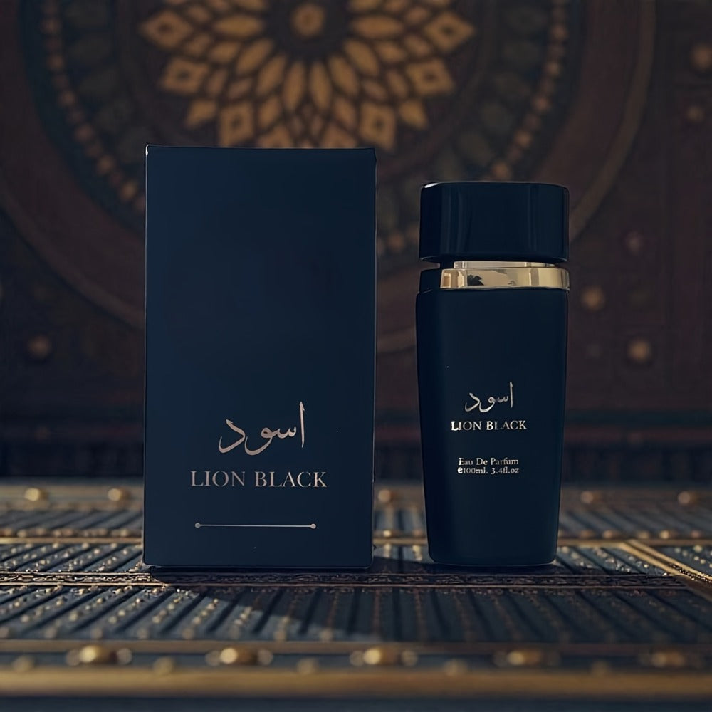 Men's Cologne 100ml Eau de Parfum Spray in Deep Blue Cylindrical Bottle with Matching Presentation Box