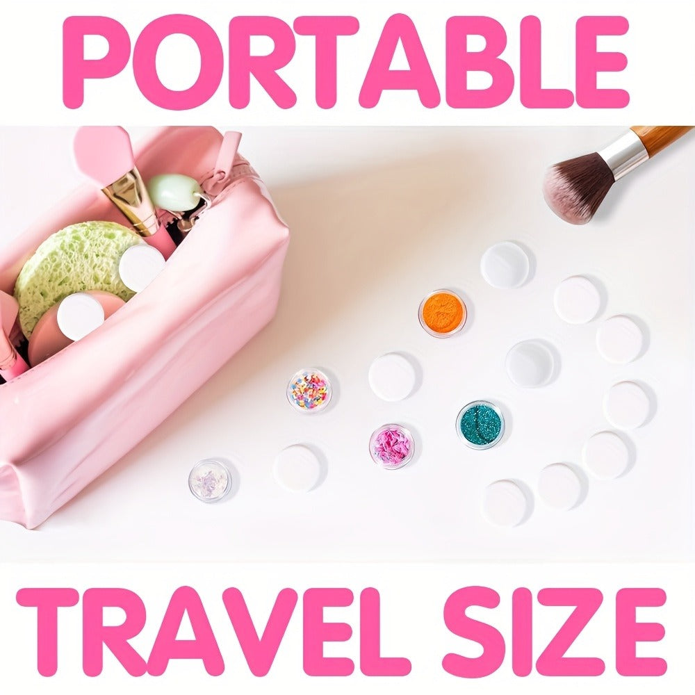 60-Pack 5 g Mini Plastic Cosmetic Sample Jars with Lids for Cream, Lotion, Balm and Travel Storage