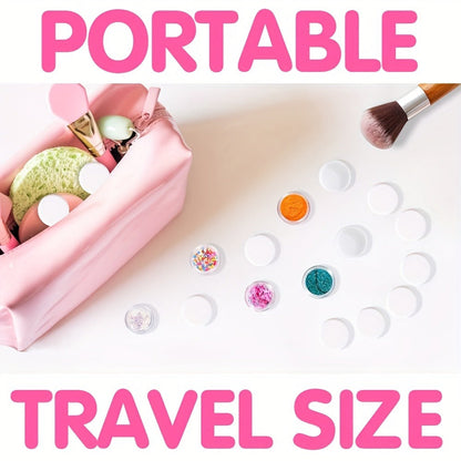 60-Pack 5 g Mini Plastic Cosmetic Sample Jars with Lids for Cream, Lotion, Balm and Travel Storage