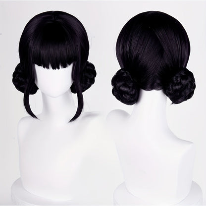 K-Pop Cosplay Wig Long Straight 30 Inch – Korean Idol Costume Hair for Halloween, Anime Convention & K-Drama Character Dress Up, Rose Red, Purple & Black Purple Colors for Women & Girls