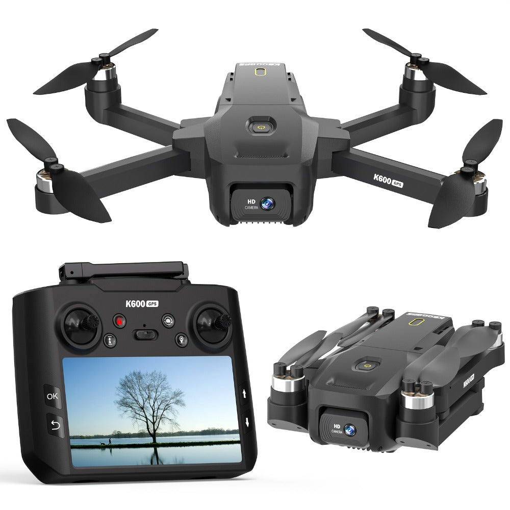 GPS Follow Me Drone Under 250g 4.5 Inch LCD Screen Camera Drone Auto Return Gesture Flight Brushless Motor Altitude Hold 3 Speed Modes 32G SD Card | Adult Beginner Drone Gift for Teens