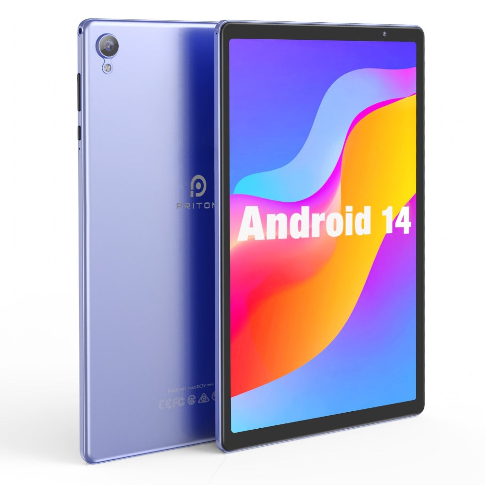 Android Tablet 10.1-Inch with Android 14, 4GB Total Memory, 32GB Internal Storage and 6000mAh Battery