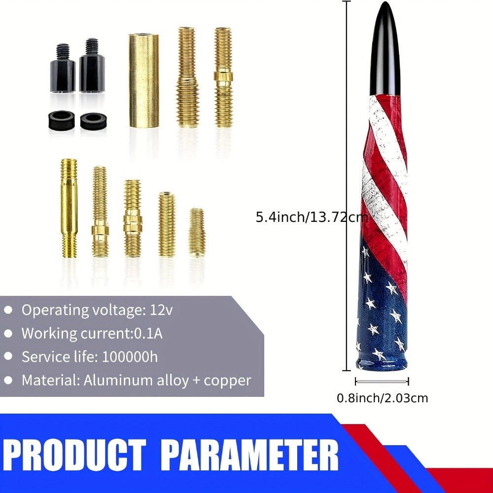 Car Antenna FM AM Signal Booster - Universal Flexible Replacement for Ford Toyota Honda Nissan Dodge Chevrolet Jeep GMC Trucks & Motorcycles, Multiple Colors