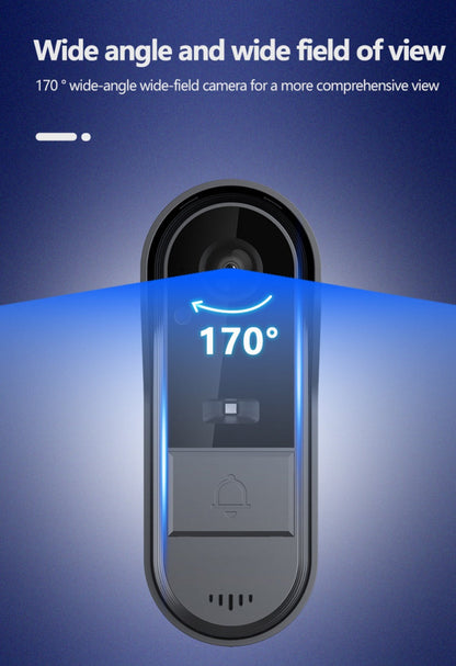 Video Doorbell Camera with Tuya App Marking, Night View, Two-Way Audio, Voice Changer and Single or Two-Pack Options